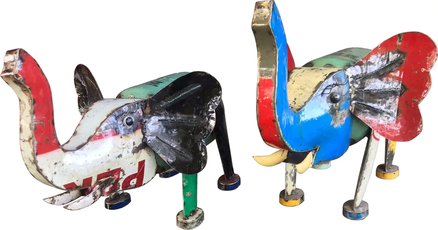  Product image 1 of the product “Elephant 75 cm Length, metal art. ”